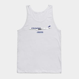 Illustration of Finnair Airbus A350 Tank Top